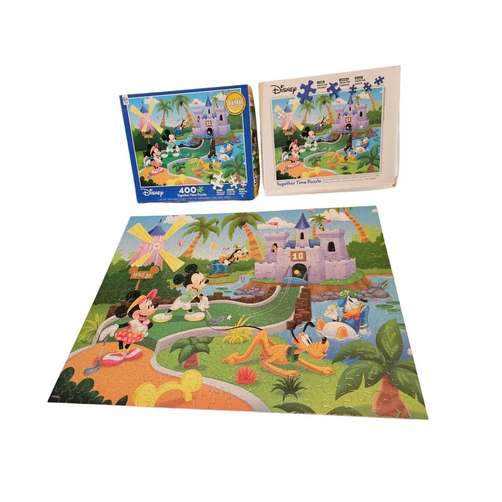 Disney Mickey Mouse Together Time‎ 400 Piece Family Jigsaw Puzzle Ceaco 42343